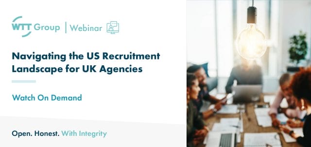 Navigating the US Recruitment Landscape for UK Agencies - Watch on demand